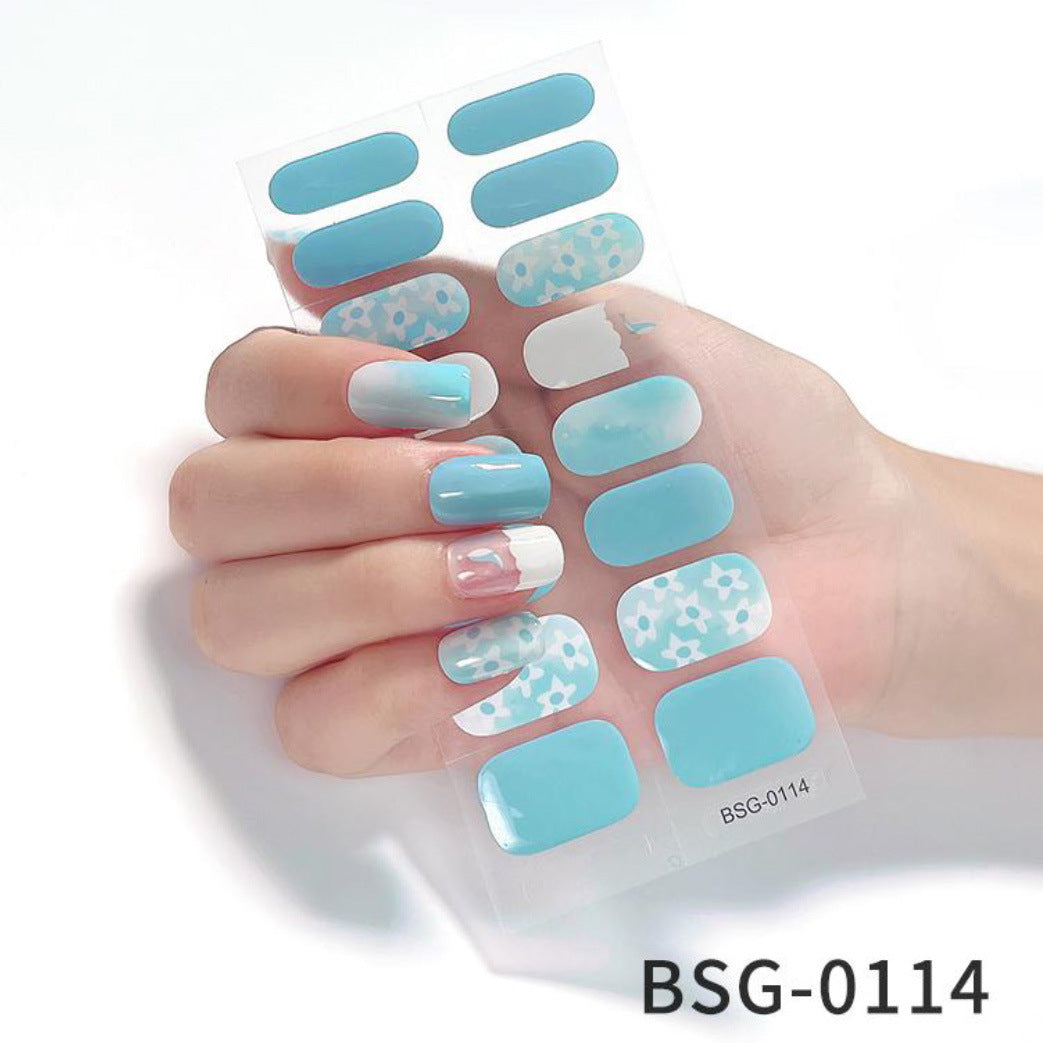 Ice Transparent Phototherapy Nail Gel Patch