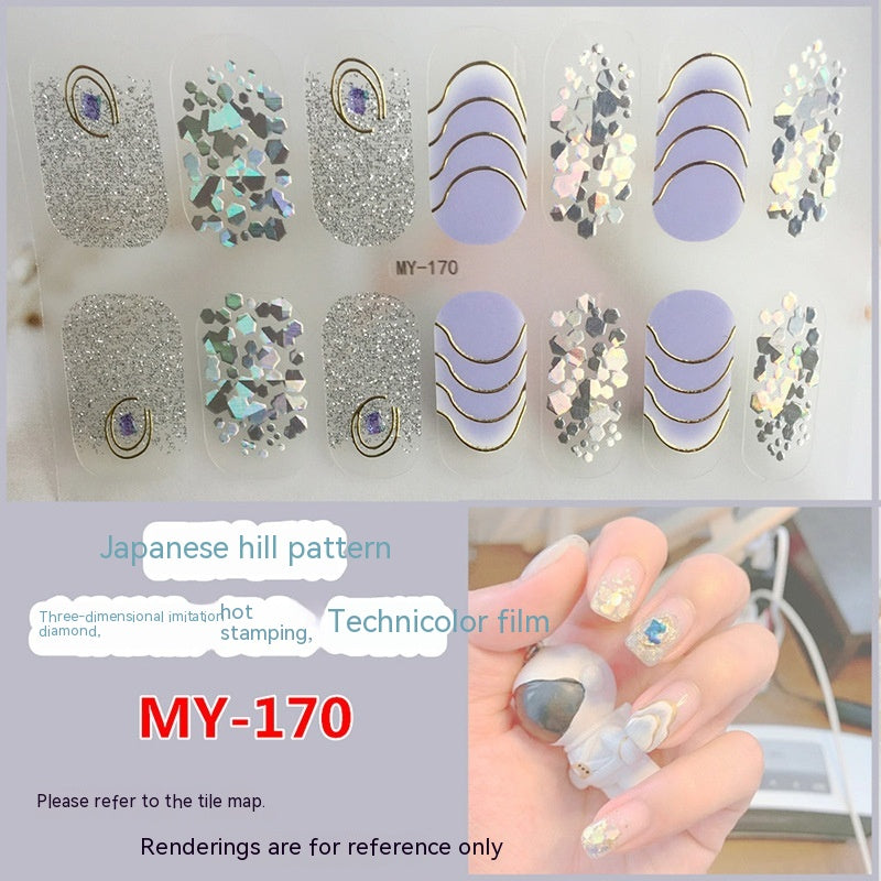 Baking-free Gel Three-dimensional Nail Stickers Full Paste Waterproof And Durable