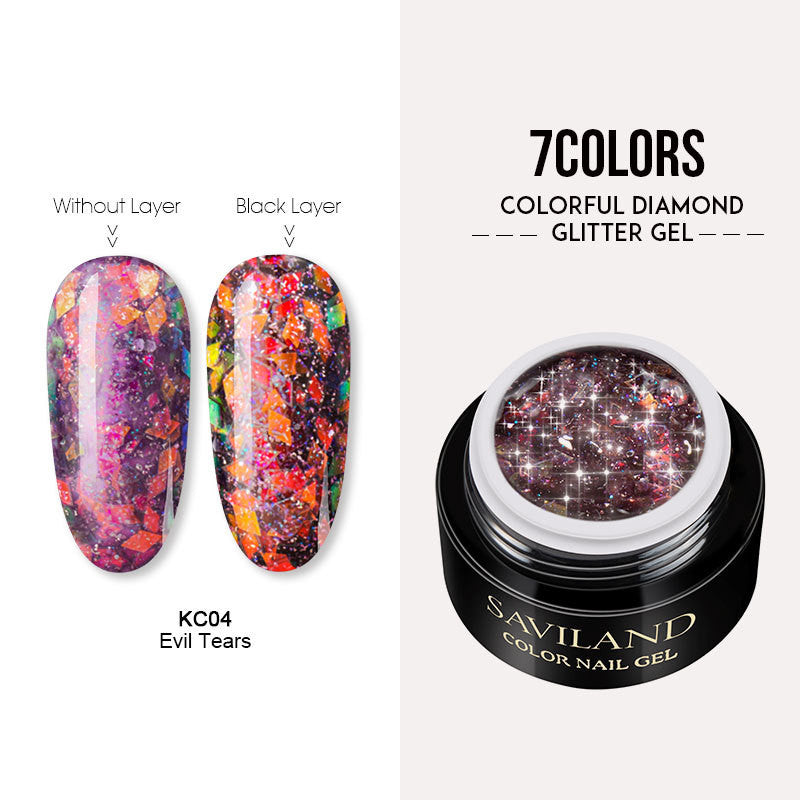 Bright diamond glue shiny phototherapy glue