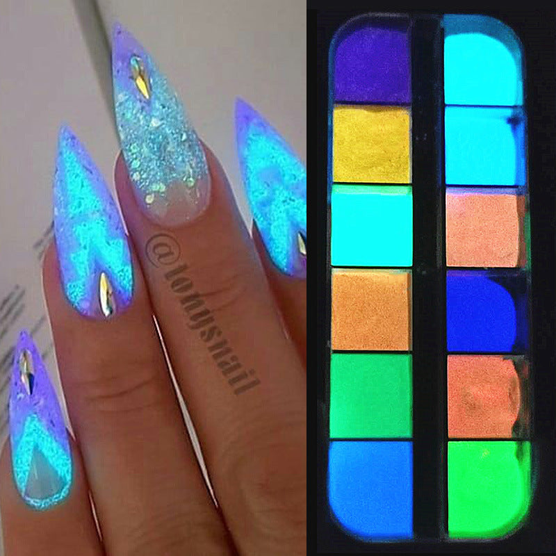 Glitter Set Mermaid Aurora Nail Powder