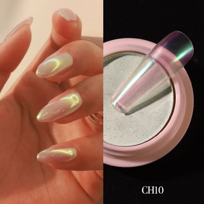 Nail solid powder Symphony mirror powder