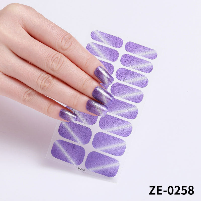 Fashion Christmas Waterproof Manicure Stickers