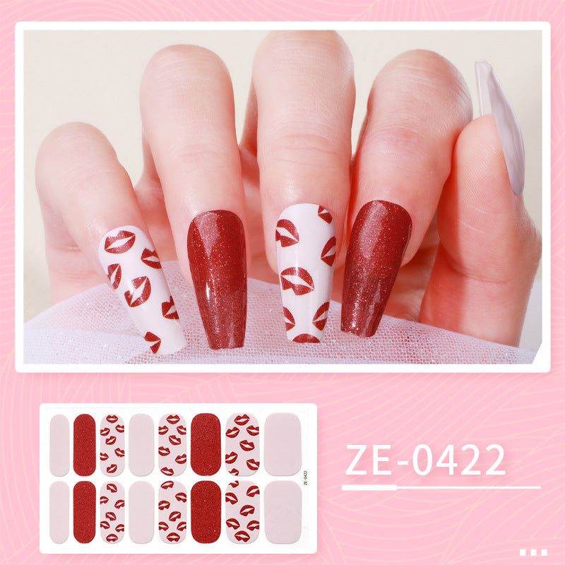 New Ladies Waterproof Manicure Stickers