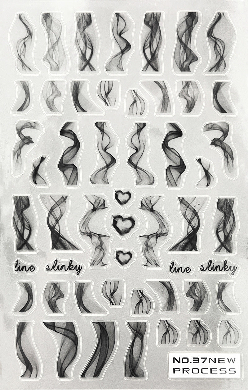 New Craft Thin Tough Frosted Nail Sticker