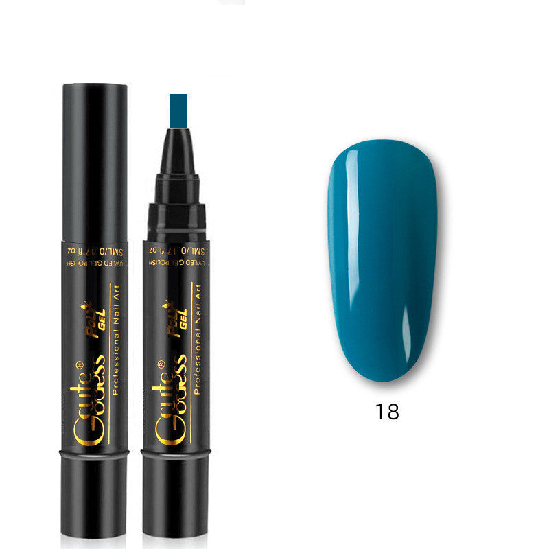 3-in-1 Nail Glue Pen Flash One-step Glue Phototherapy Plastic