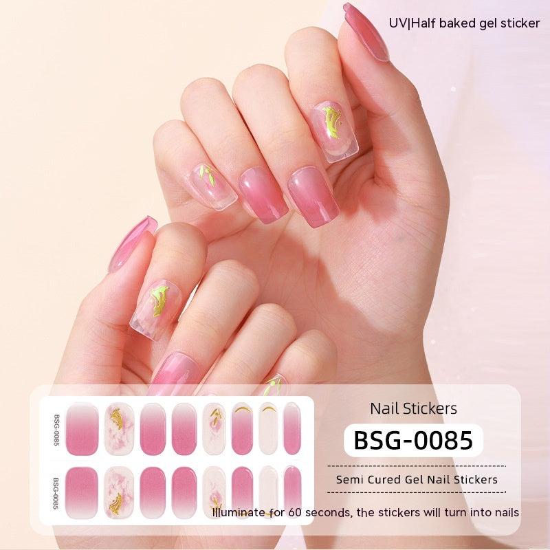 Semi-curing Gel Nail Sticker Gel Beauty