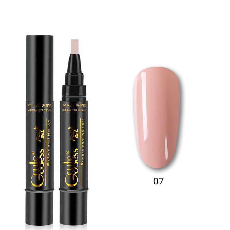 3-in-1 Nail Glue Pen Flash One-step Glue Phototherapy Plastic