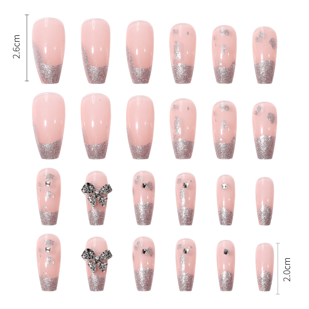 Fake Nail Patches Hand Wearing Art