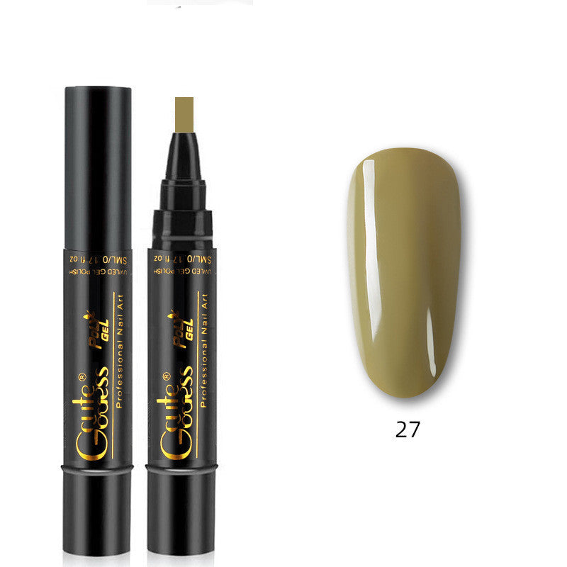3-in-1 Nail Glue Pen Flash One-step Glue Phototherapy Plastic