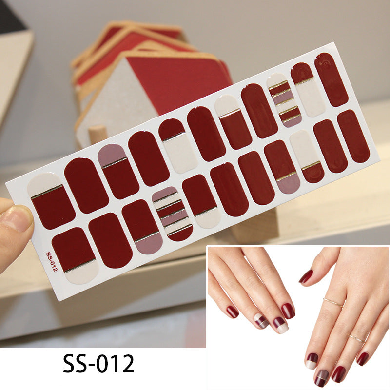 Laser Safe Waterproof Nail Glitter Sticker