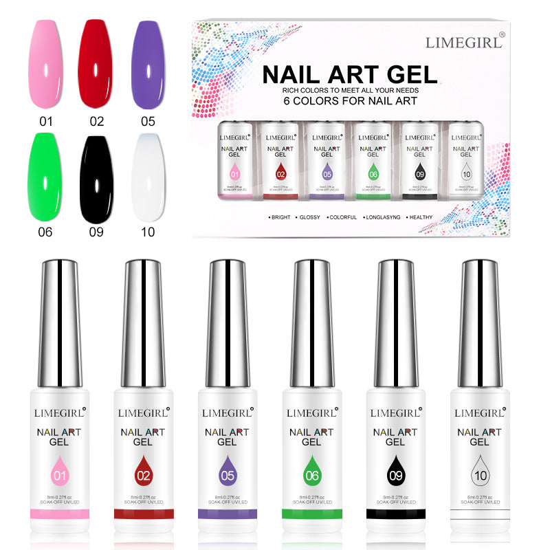 Nail Art Drawing Glue Phototherapy Painted Glue Spray Paint