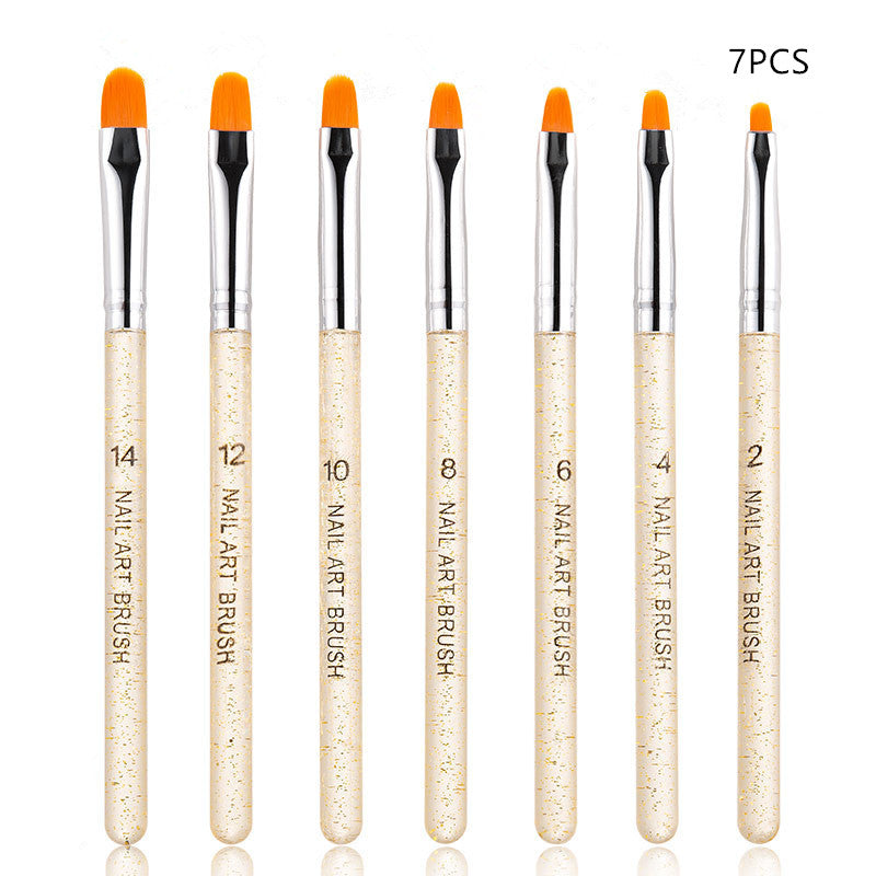 Nail Brush 7pcs round head light therapy pen