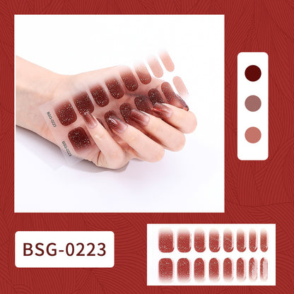 Semi-curing Gel Nail Sticker Gel Beauty