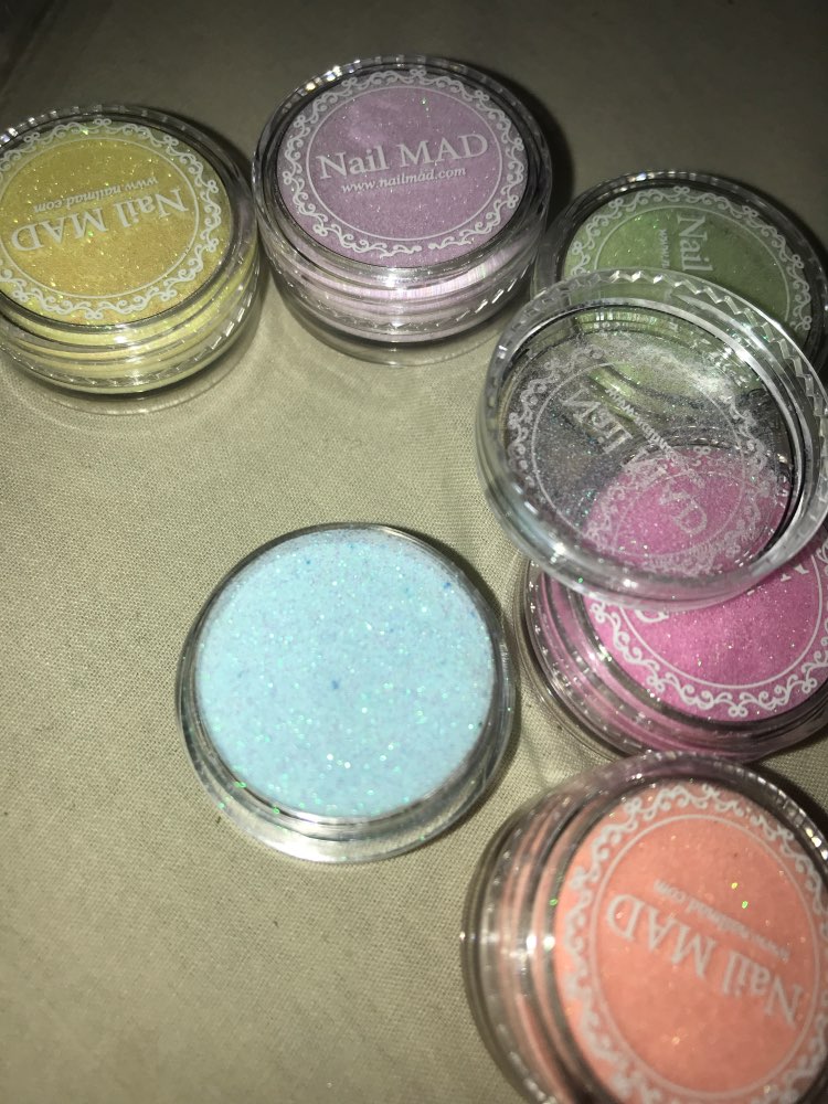 Nail glitter candy color glitter powder