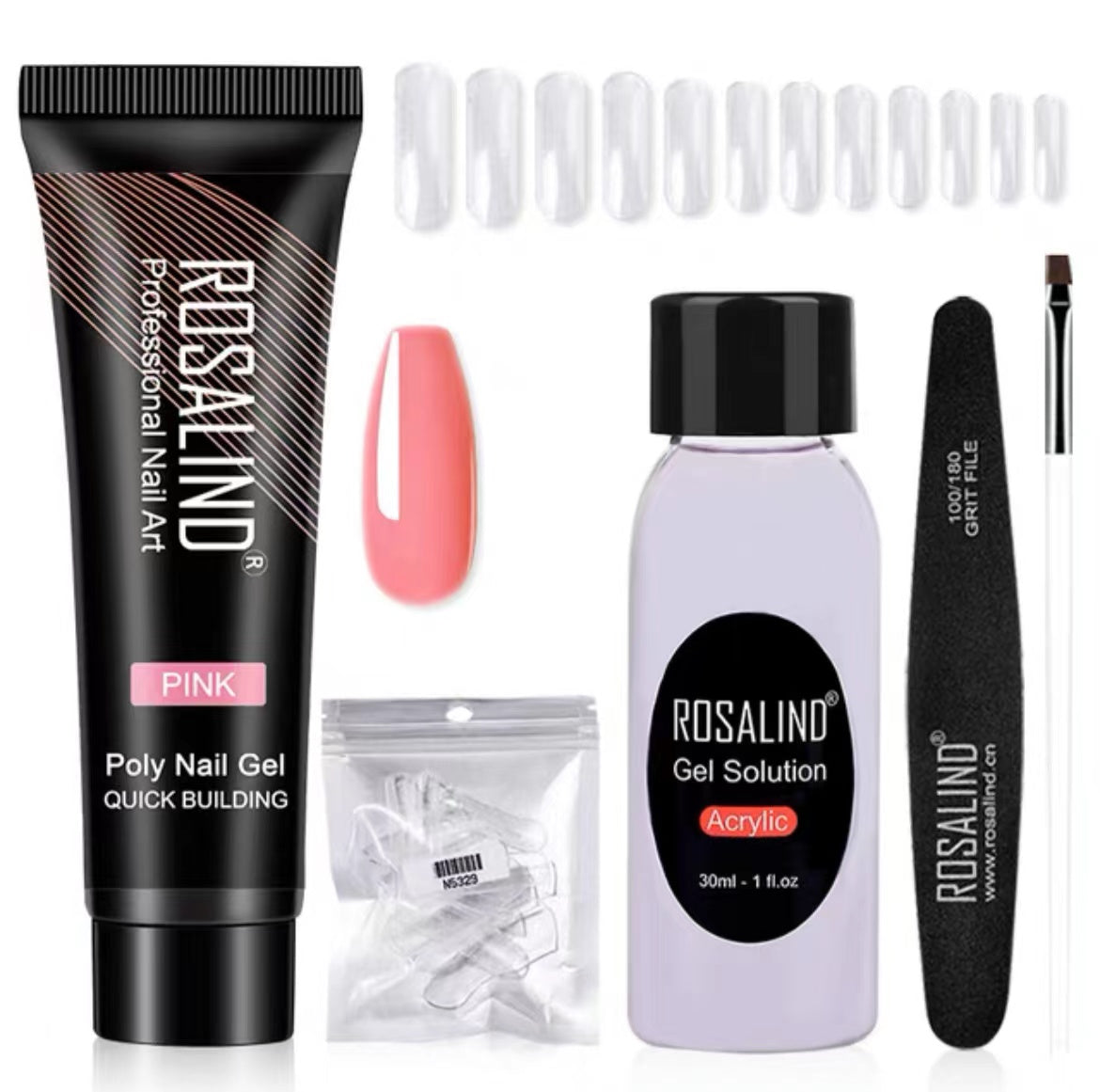 Extension Gel Polish Kit For Manicure Poly Nail Gel Set For