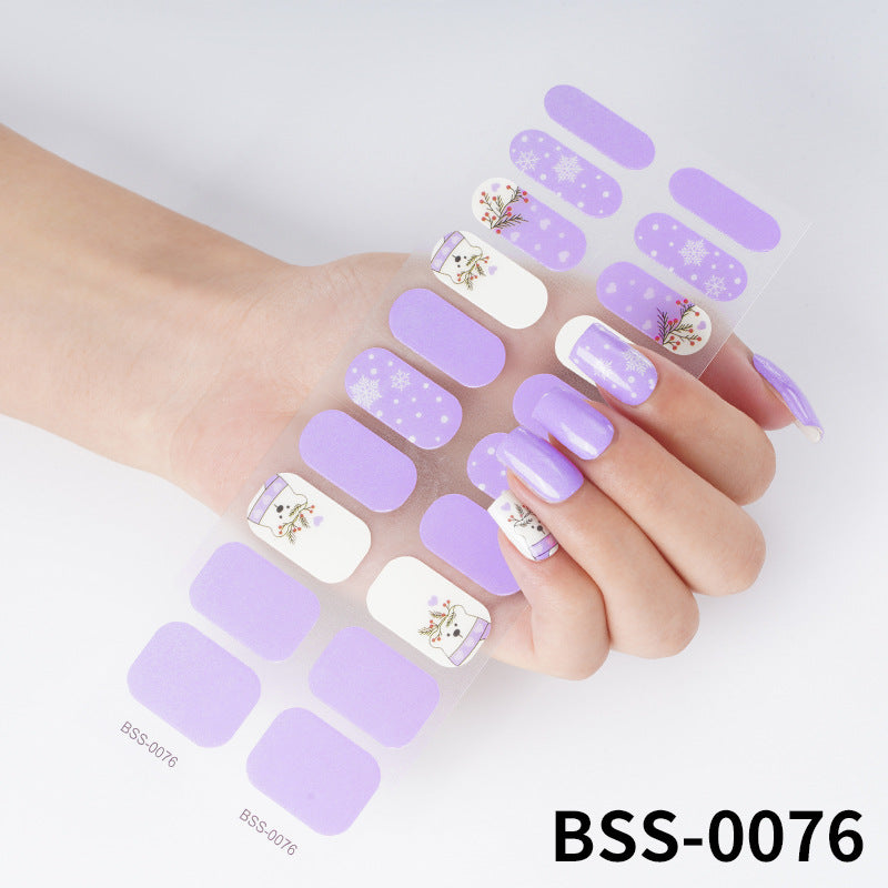 Gel Nail Stickers Phototherapy European And American Nail Sticker