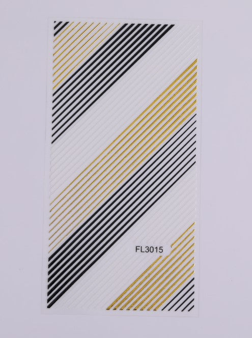 Line Sticker Stripe Wave