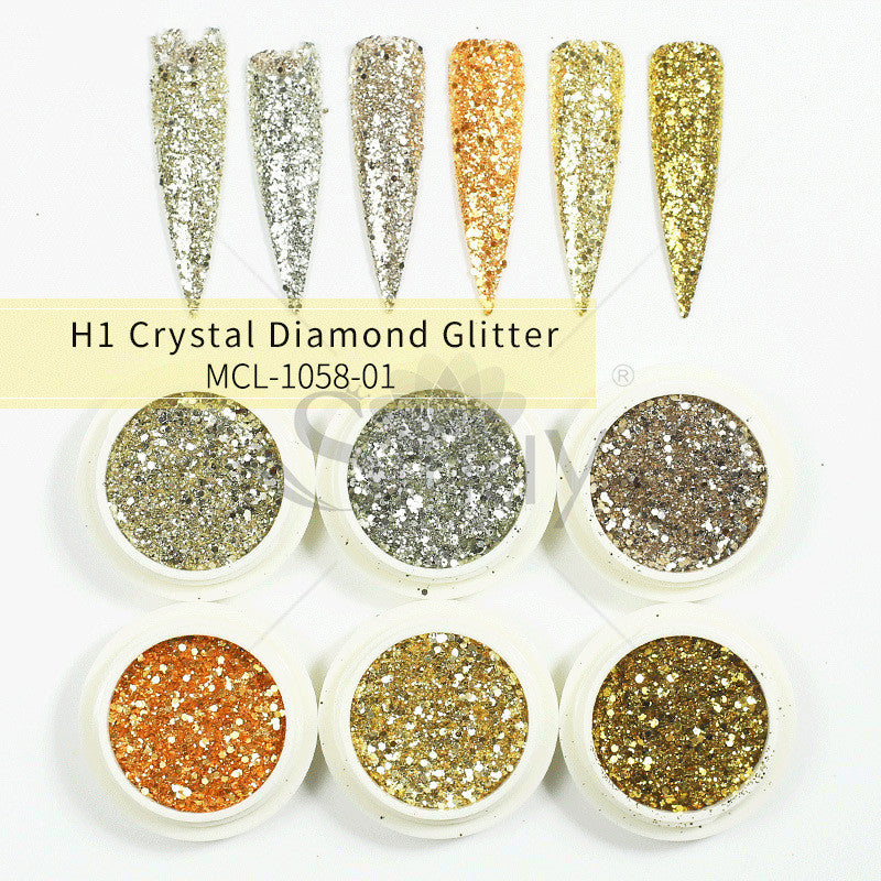 Glitter Set Mermaid Aurora Nail Powder