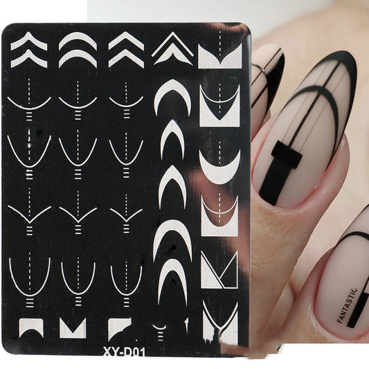 Nail Beauty Print Steel Plate Set