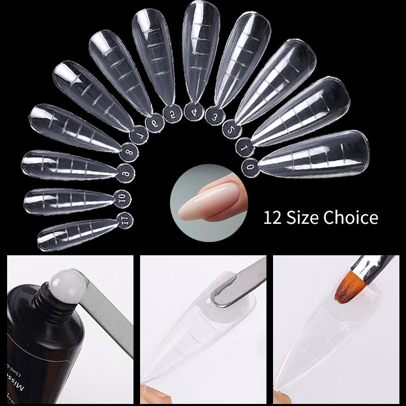 Nail Art Seamless Ultra-thin Transparent Full Sticker Extension Bag