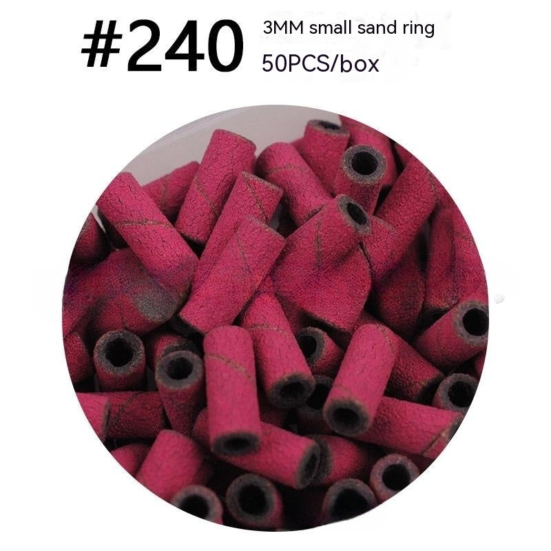 3mm Color Mini Nail Polishing Exfoliating Sand Ring