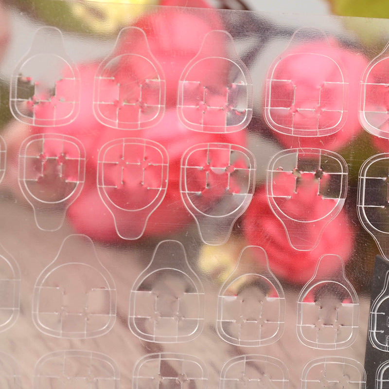 Transparent invisible nail sticker