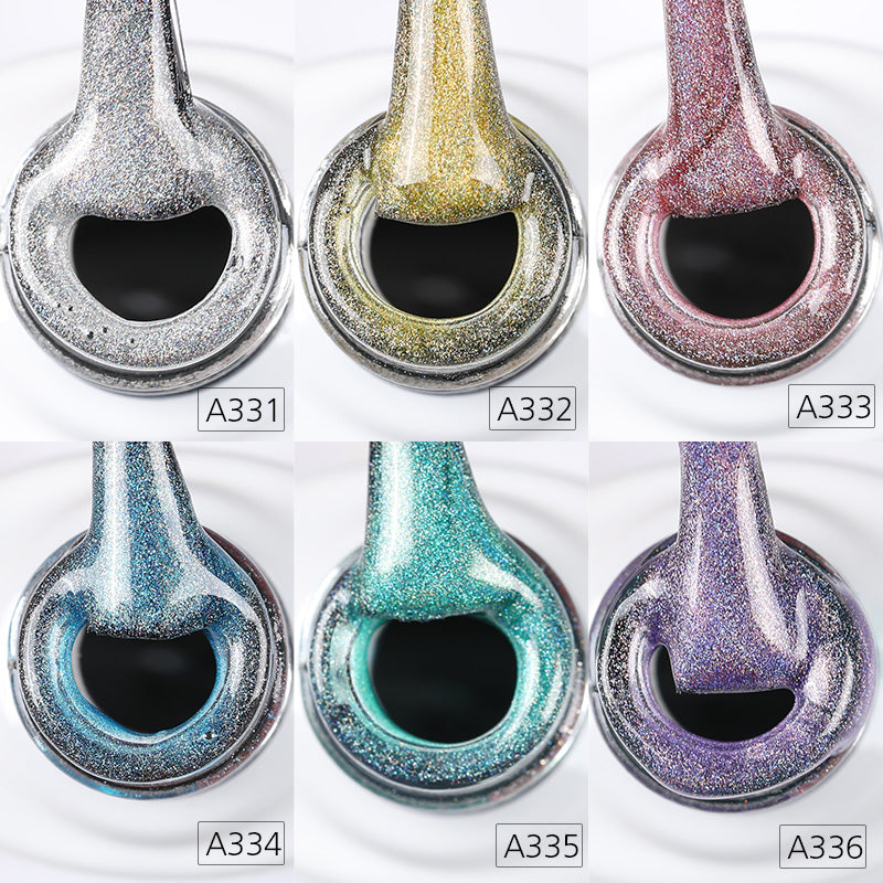 Colorful neon nail glue