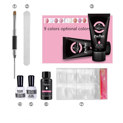 Nail extension gel set