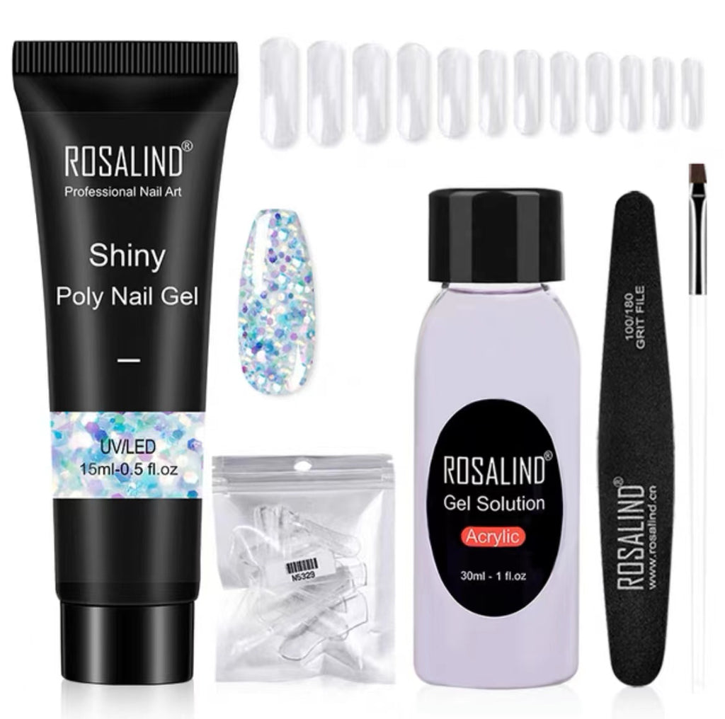 Extension Gel Polish Kit For Manicure Poly Nail Gel Set For