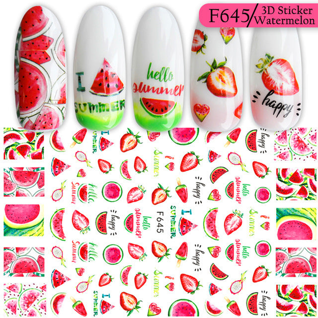 3D adhesive sticker color