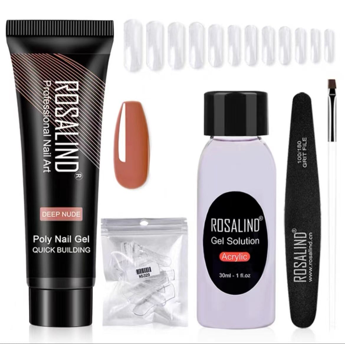 Extension Gel Polish Kit For Manicure Poly Nail Gel Set For