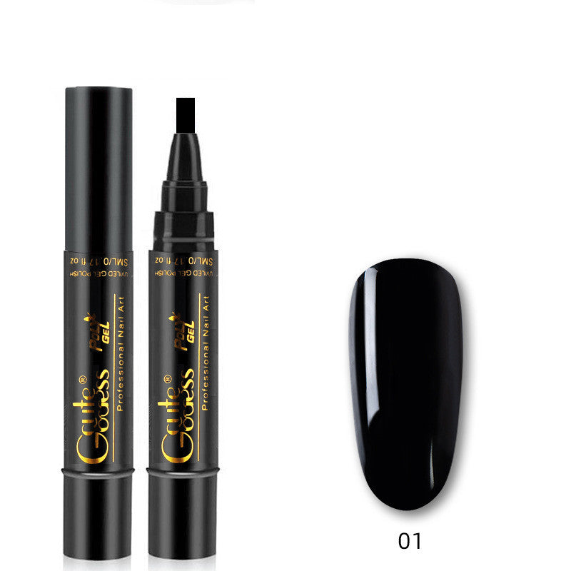 3-in-1 Nail Glue Pen Flash One-step Glue Phototherapy Plastic