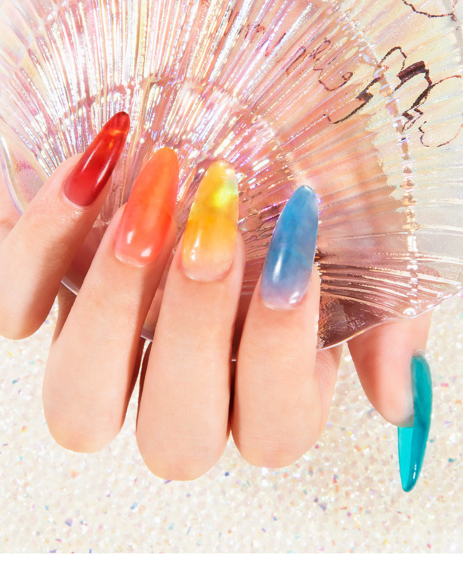 Women's Fashion Personalized Crystal Armor Nail Polish