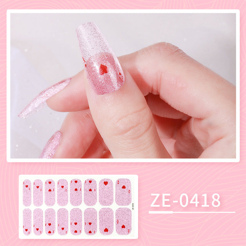 New Ladies Waterproof Manicure Stickers