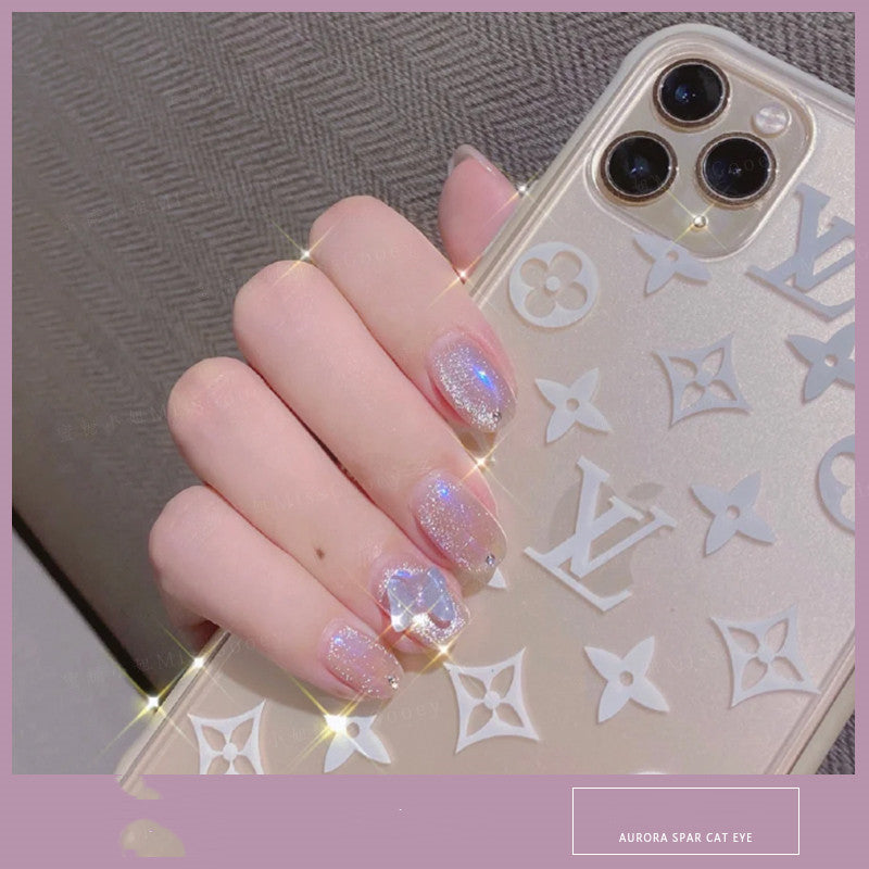 Milk tea spar cat eye nail polish 7ml