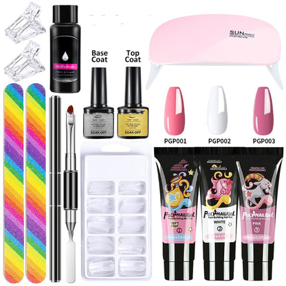 Manicure 13-piece Crystal Extended Glue Set