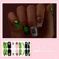 Apply Oil Film Fluorescent Nail Enhancement Sticker Glow At Night