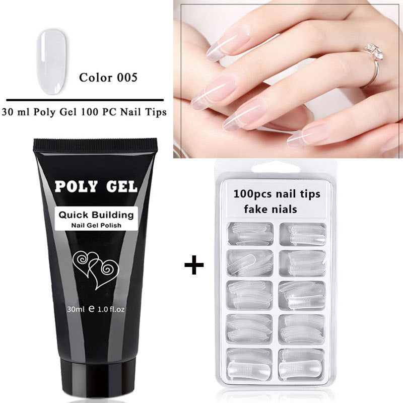 Phototherapy Crystal Extension Glue Plus Nail Mold Set