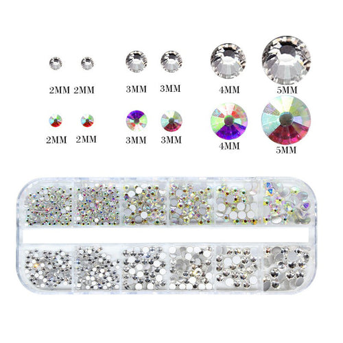 12-grid Mixed Round Ornament Set