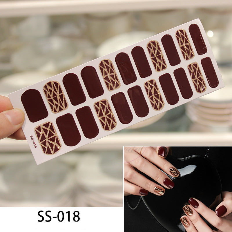 Laser Safe Waterproof Nail Glitter Sticker