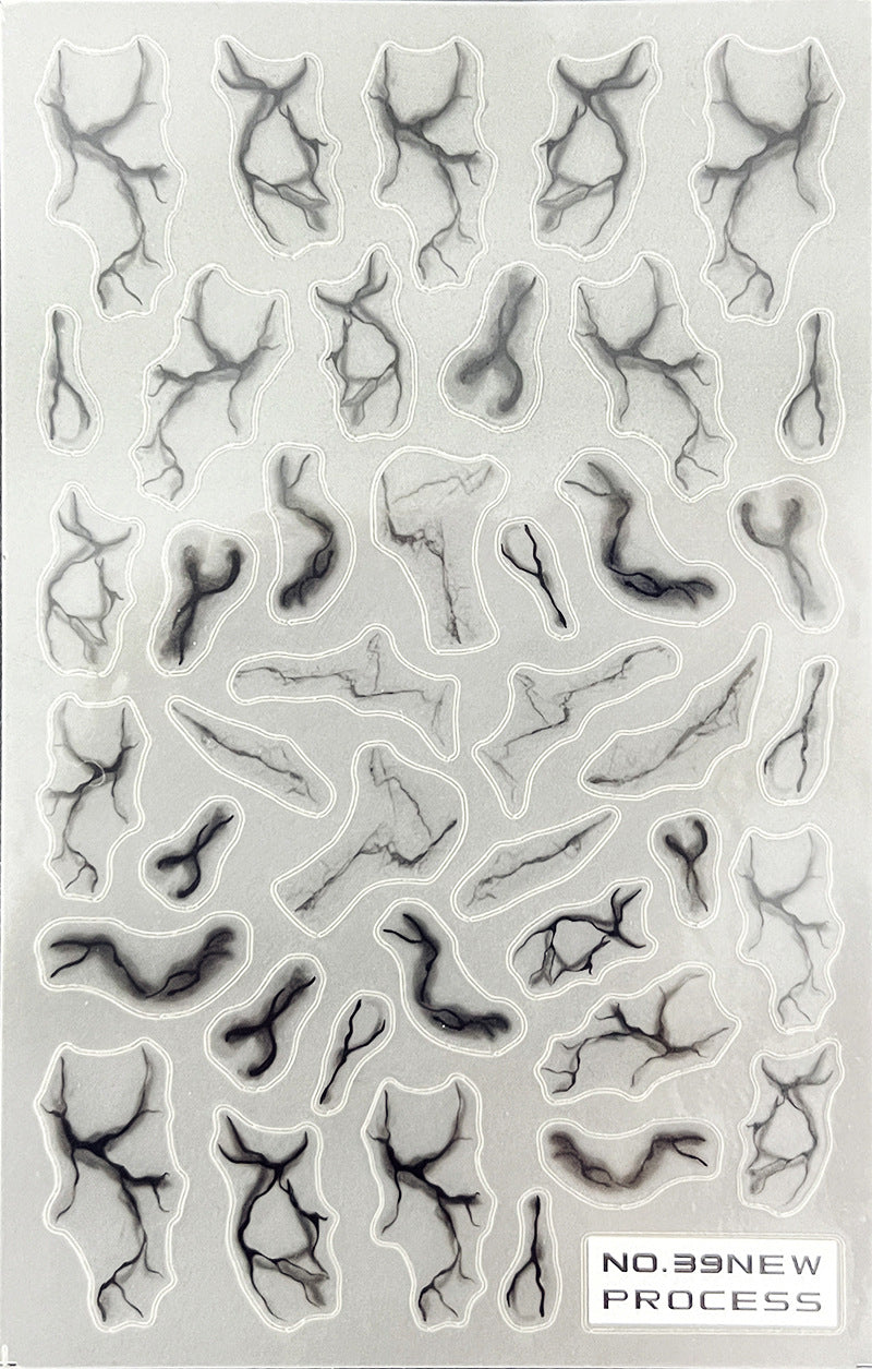 New Craft Thin Tough Frosted Nail Sticker