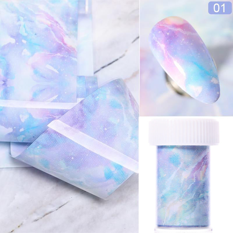 Marble Smudge Pattern Starry