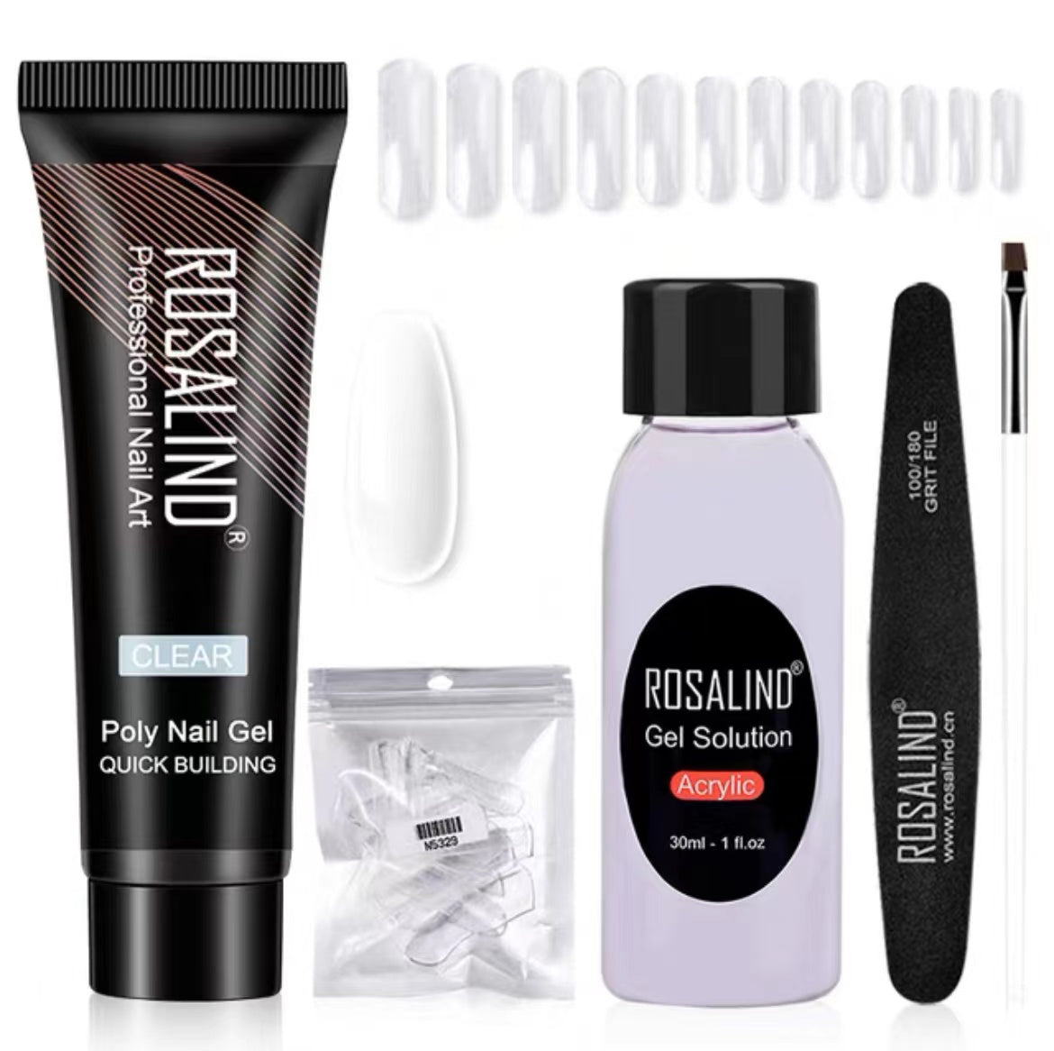 Extension Gel Polish Kit For Manicure Poly Nail Gel Set For