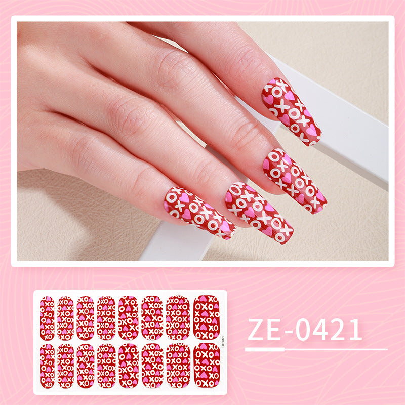 New Ladies Waterproof Manicure Stickers