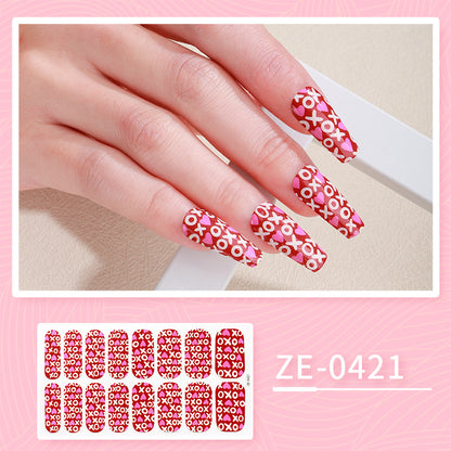 New Ladies Waterproof Manicure Stickers