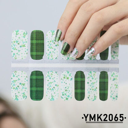 Solid Color Stickers Nail Film