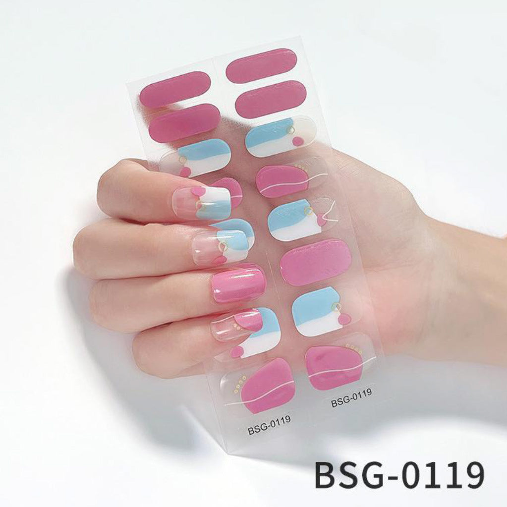 Ice Transparent Phototherapy Nail Gel Patch