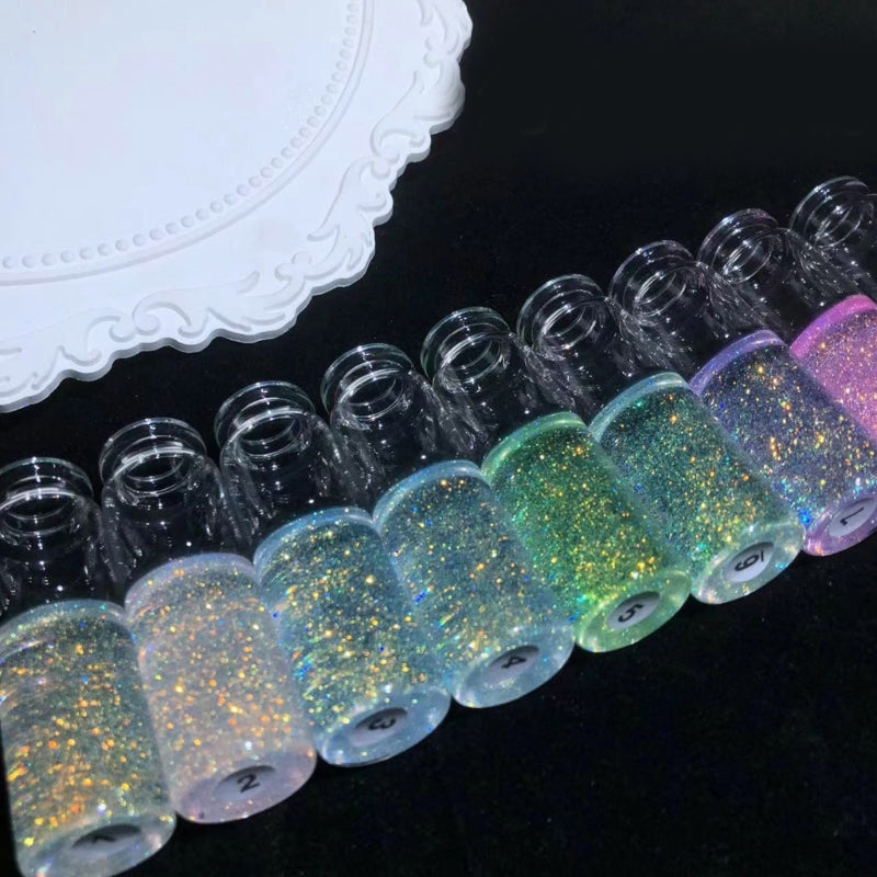 Galaxy Magic Gold Diamand Stone Powder Epoxy Manicure