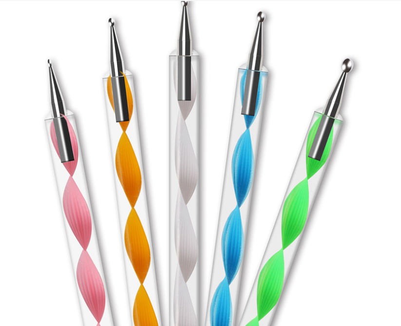 Nail Tool Set 15 Colored Pencil Point Drills