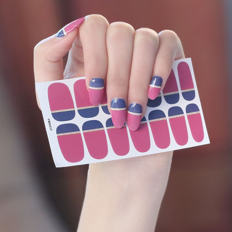 Waterproof nail stickers